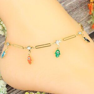 "Elegant Handmade Anklet – Delicate Jewelry for Women, MAR091424